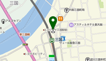淀川警察署三国駅前交番の地図画像