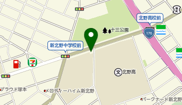 淀川警察署新北野交番の地図画像