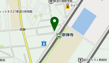 東淀川警察署崇禅寺駅前交番の地図画像