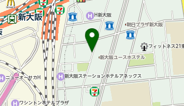 東淀川警察署新大阪駅東交番の地図画像