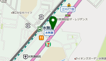 高槻警察署水無瀬交番の地図画像