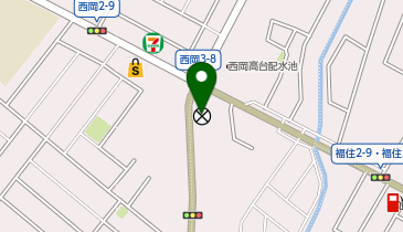 豊平警察署西岡交番の地図画像