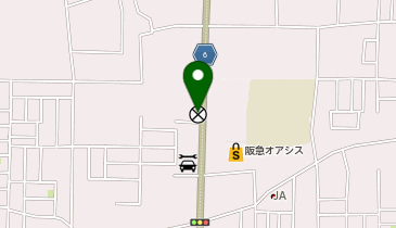 高槻警察署川西交番の地図画像