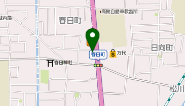 高槻警察署大冠北交番の地図画像