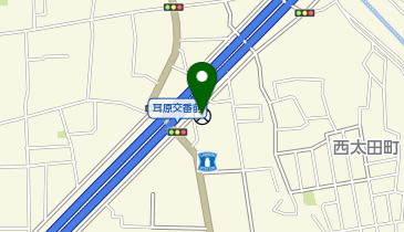 茨木警察署耳原交番の地図画像