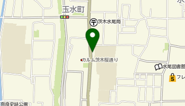 茨木警察署玉櫛交番の地図画像