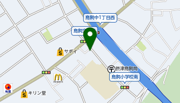 摂津警察署鳥飼交番の地図画像