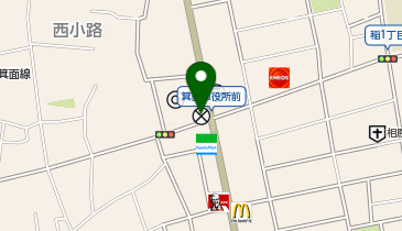 箕面警察署牧落交番の地図画像