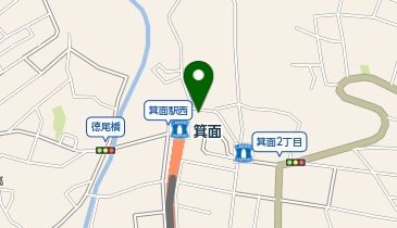 箕面警察署箕面駅前交番の地図画像