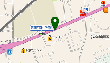 箕面警察署瀬川交番の地図画像