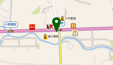 箕面警察署小野原交番の地図画像