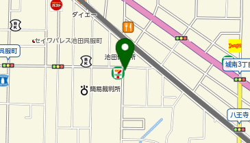 池田警察署満寿美交番の地図画像
