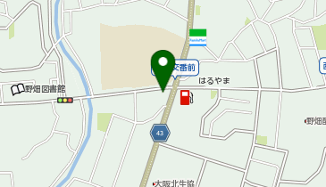 豊中警察署野畑交番の地図画像