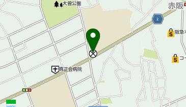 豊中警察署栗ヶ丘交番の地図画像