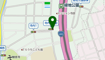 豊中警察署寺内交番の地図画像