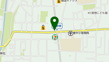 豊中南警察署小曽根交番の地図画像