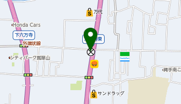 枚岡警察署六万寺交番の地図画像