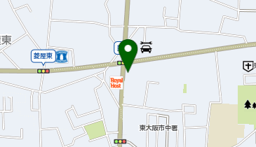 河内警察署菱江交番の地図画像