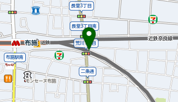 布施警察署布施駅前交番の地図画像