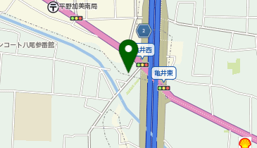 八尾警察署亀井交番」(八尾市-警察署/交番-〒581-0053)の地図