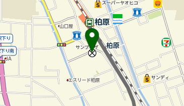 柏原警察署柏原駅前交番の地図画像