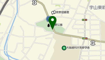 枚方警察署阪交番の地図画像