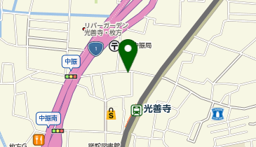 枚方警察署蹉交番の地図画像