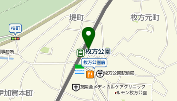 枚方警察署枚方公園前交番の地図画像