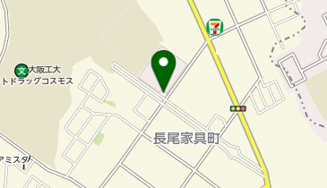 交野警察署長尾交番の地図画像