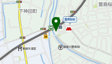 寝屋川警察署萱島駅前交番の地図画像