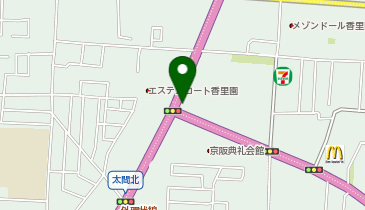 寝屋川警察署松屋交番の地図画像