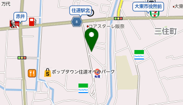 四條畷警察署住道交番の地図画像