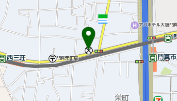 門真警察署元町交番の地図画像