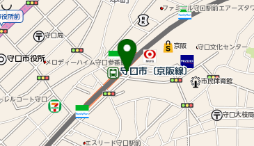 守口警察署守口駅前交番の地図画像
