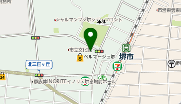 堺警察署阪和堺市駅前交番の地図画像