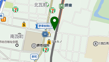 堺警察署堺東駅前交番の地図画像