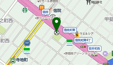 堺警察署宿院町交番の地図画像