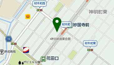 堺警察署材木町交番の地図画像