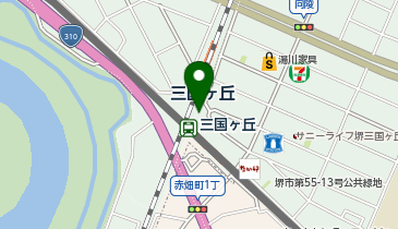 堺警察署三国ヶ丘駅前交番の地図画像