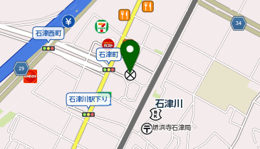 西堺警察署浜寺石津西交番の地図画像