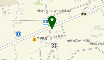 西堺警察署宮園交番の地図画像