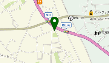 西堺警察署福田交番の地図画像