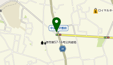 西堺警察署中深井交番の地図画像