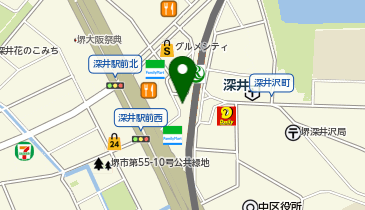 西堺警察署深井駅前交番の地図画像