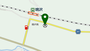 鰺ケ沢警察署鳴沢駐在所の地図画像