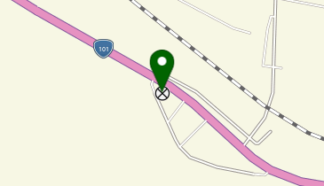 鰺ケ沢警察署北金ヶ沢駐在所の地図画像