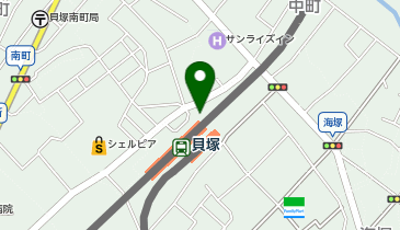 貝塚警察署貝塚駅前交番の地図画像