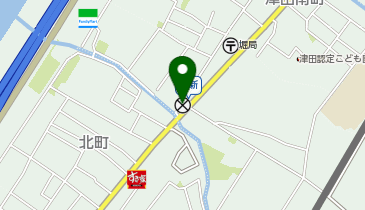 貝塚警察署堀新交番の地図画像