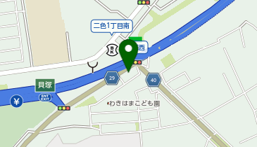 貝塚警察署脇浜交番の地図画像