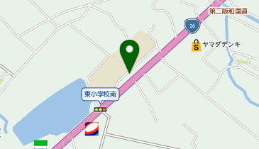 貝塚警察署小瀬交番の地図画像